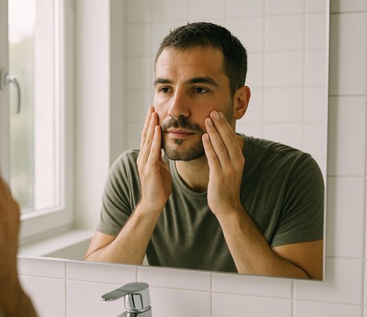 Grooming maschile essenziale: routine viso e capelli in cinque minuti
